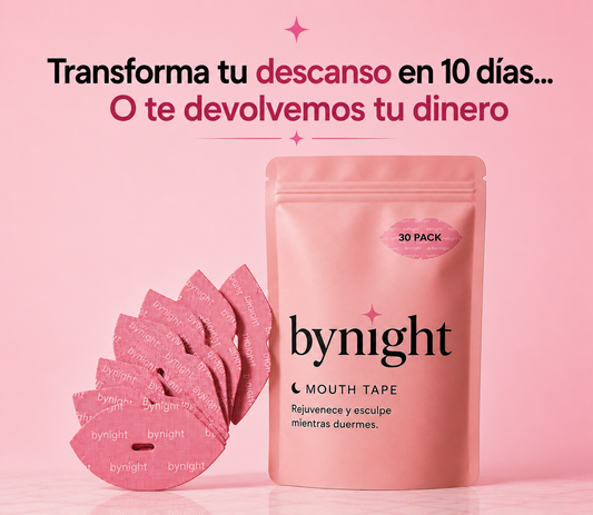 ByNight™ Cinta Bucal Nocturna + Ácido Hialurónico y Colágeno