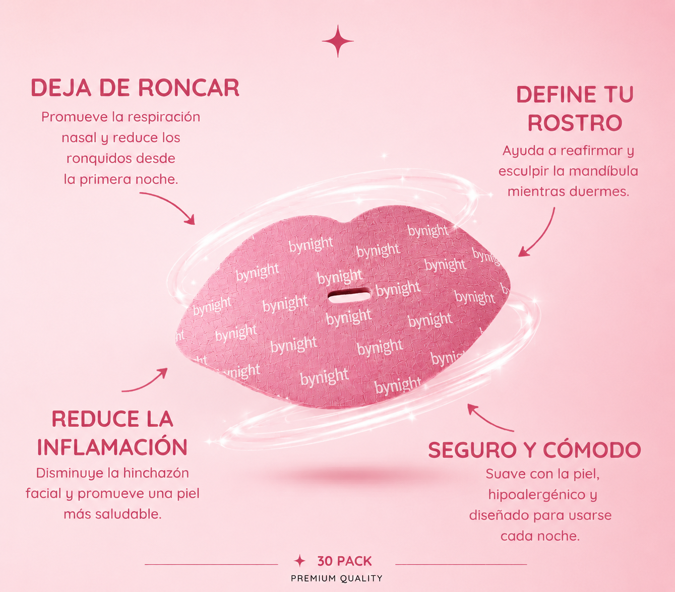 ByNight™ Beauty Sleep Tape + Ácido Hialurónico y Colágeno